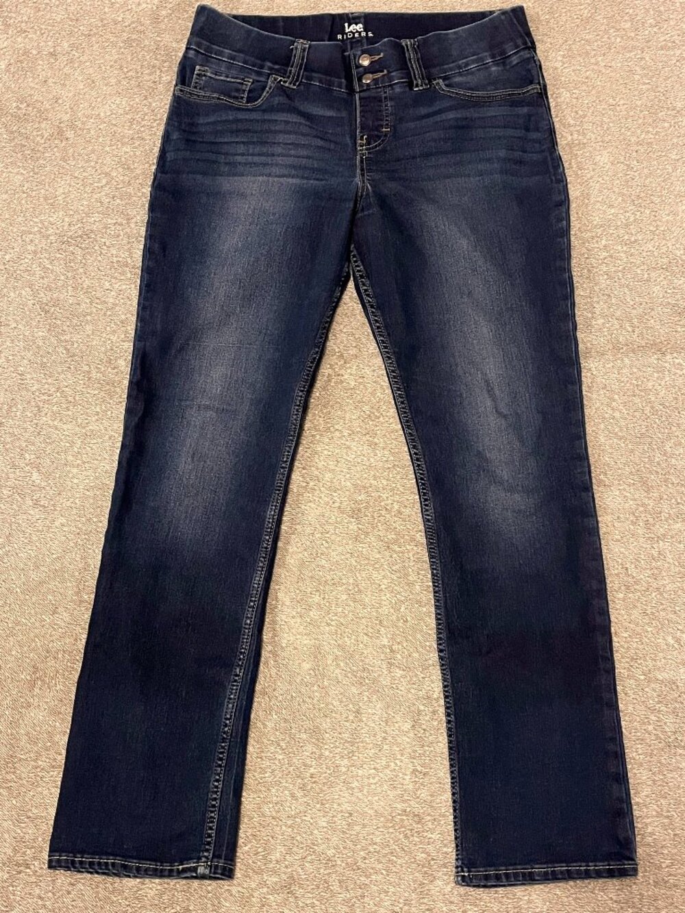 Like New Lee Riders (Pull On) Indigo Jeans 12M